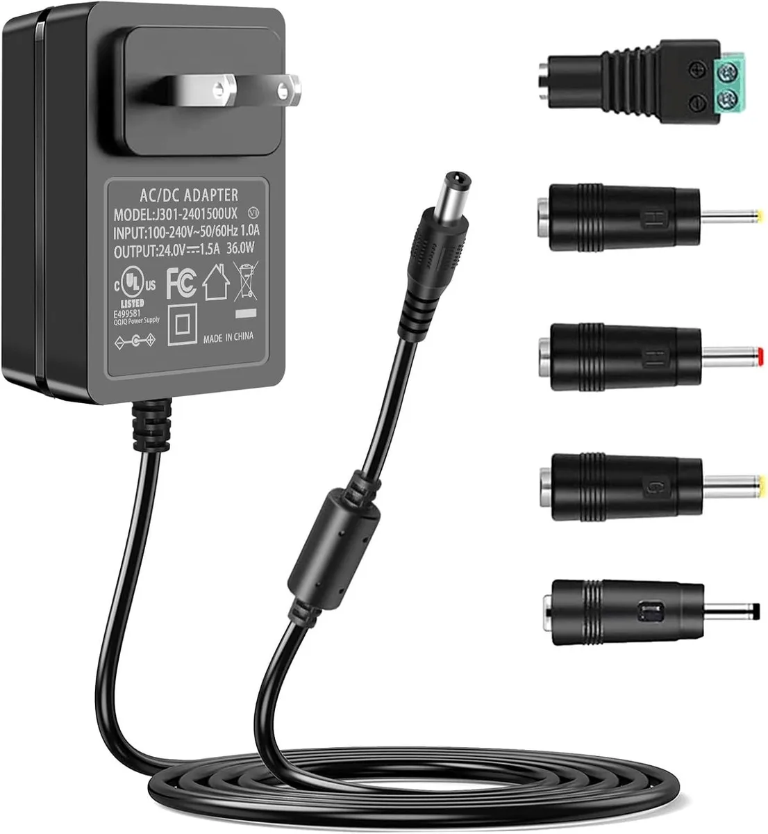 BASEUS BASEUS 24V 1.5A AC Adapter 5.5*2.5mm 1.8m — product photo