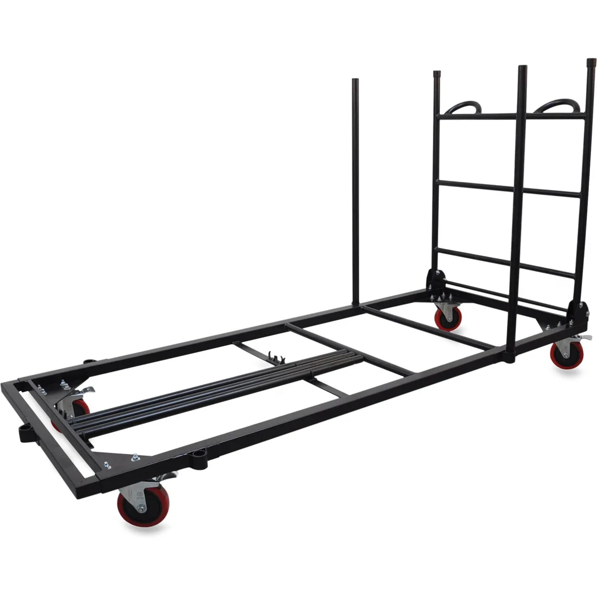 Lorell Lorell 65956 Folding Table Cart 30x45-7/25x75-43/50 Charcoal office furniture — product photo