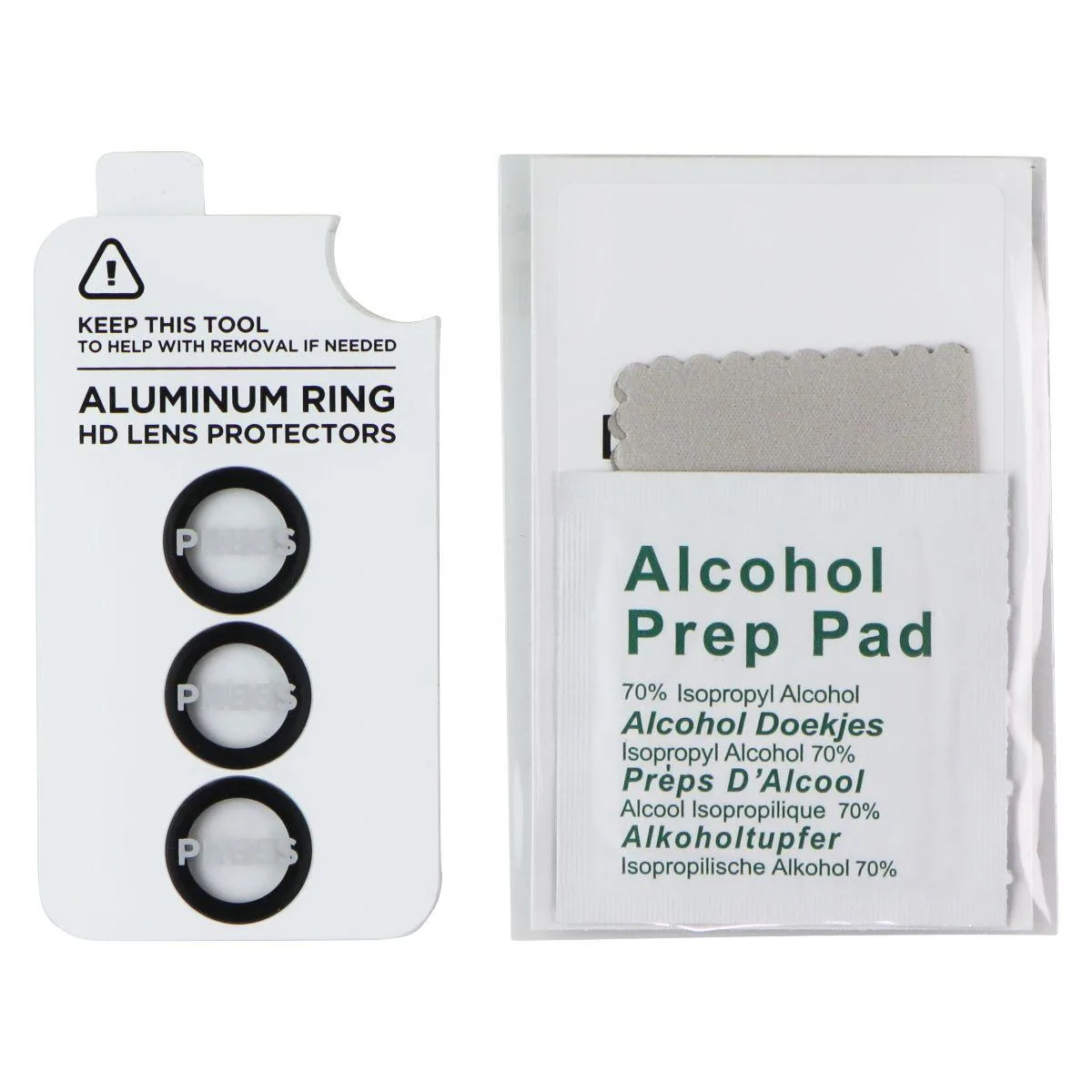 Case-Mate Case-Mate Aluminum Ring HD Lens Protectors for Samsung Galaxy S25+ Black — product photo
