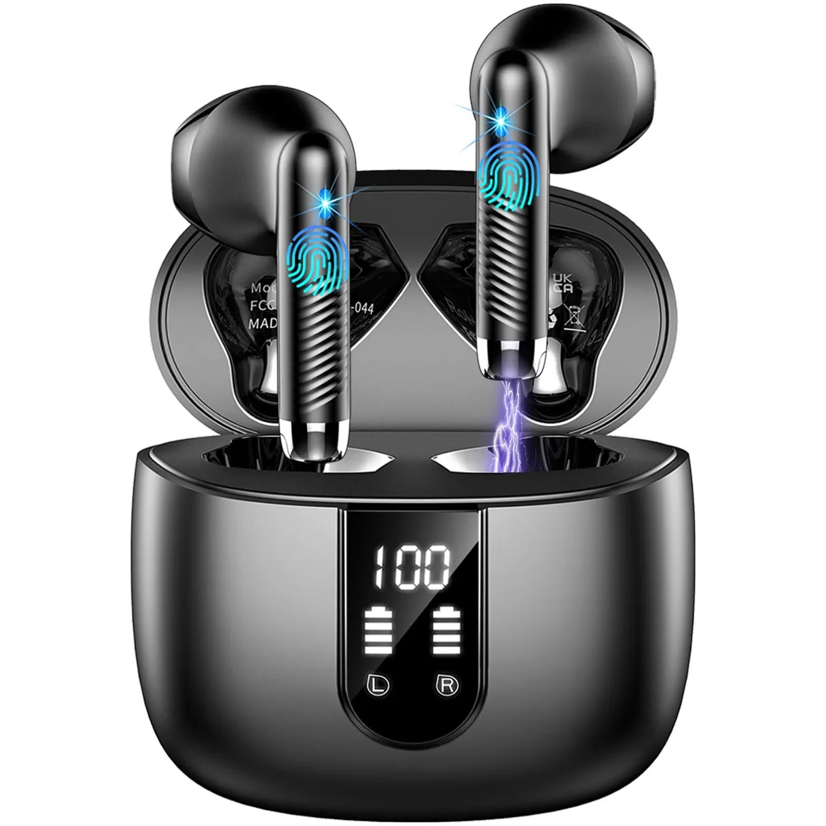 No Sew No Sew J55 Bluetooth 5.4 in-ear headphones 13 mm driver black — product photo