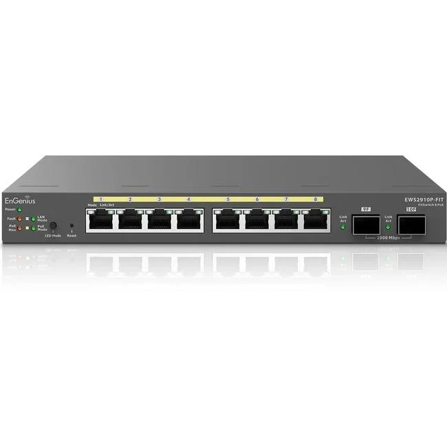 EnGenius Technologies EnGenius Technologies EWS2910PFIT network switch 55W PoE 2 SFP uplink ports — product photo
