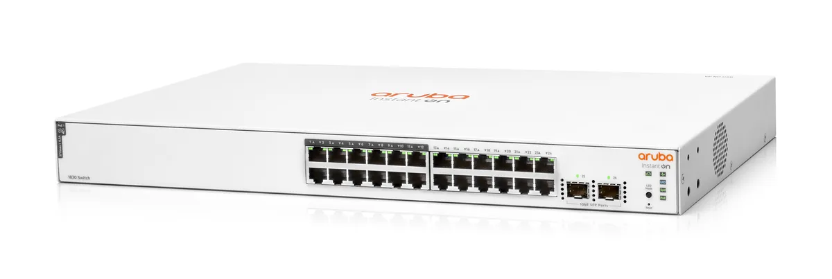 HPE Networking Instant On HPE Networking Instant On 1830 24G 12p Class4 PoE 2SFP Switch JL813A#ABA — product photo