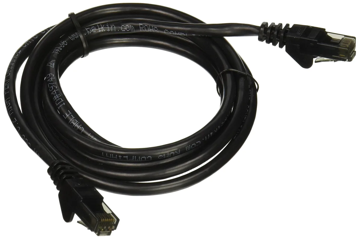 Belkin Belkin A3L980-05-BLK-S 5 ft Cat 6 network ethernet cable — product photo