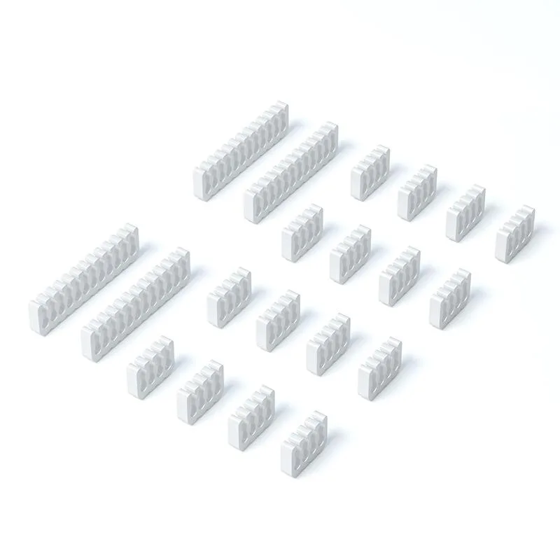Qinghai Electronics Qinghai Electronics 20-Piece Cable Comb Set — 24-pin ×4, 8-pin ×16, White — product photo