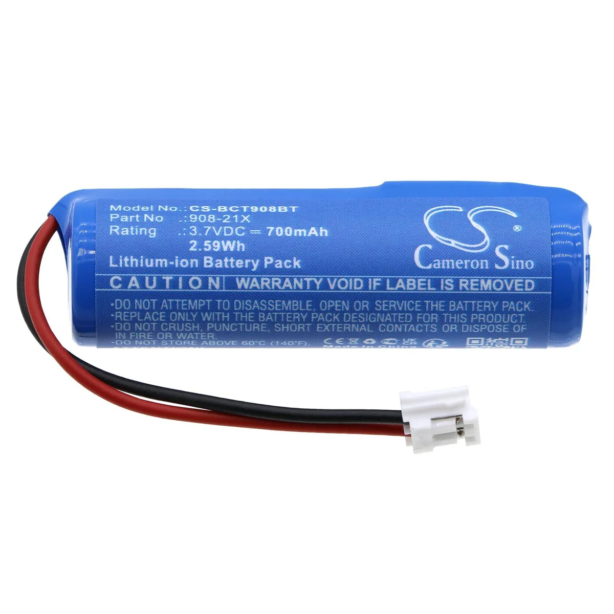 Cameron Sino DAITEM 908-21X 700mAh 3.7V nickel-zinc battery — product photo