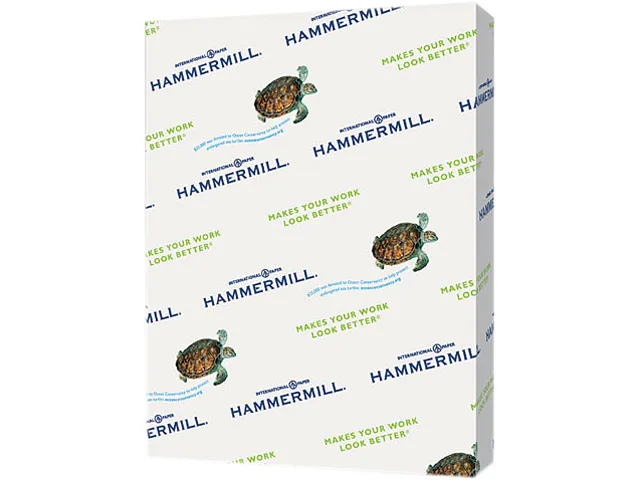 Hammermill Hammermill 103341 Recycled Colored Paper Canary 8.5 x 11 in 20lb 500 Sheets — product photo
