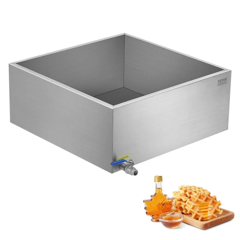 VEVOR VEVOR Maple Syrup Evaporator Pan 24.9 gal 304 Stainless Steel 1 Valve — product photo