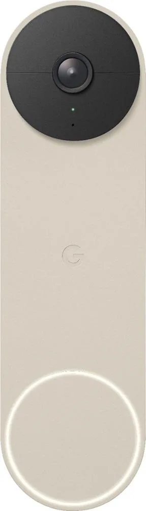 Google Google Nest Doorbell (Battery) Wireless Camera Linen — product photo