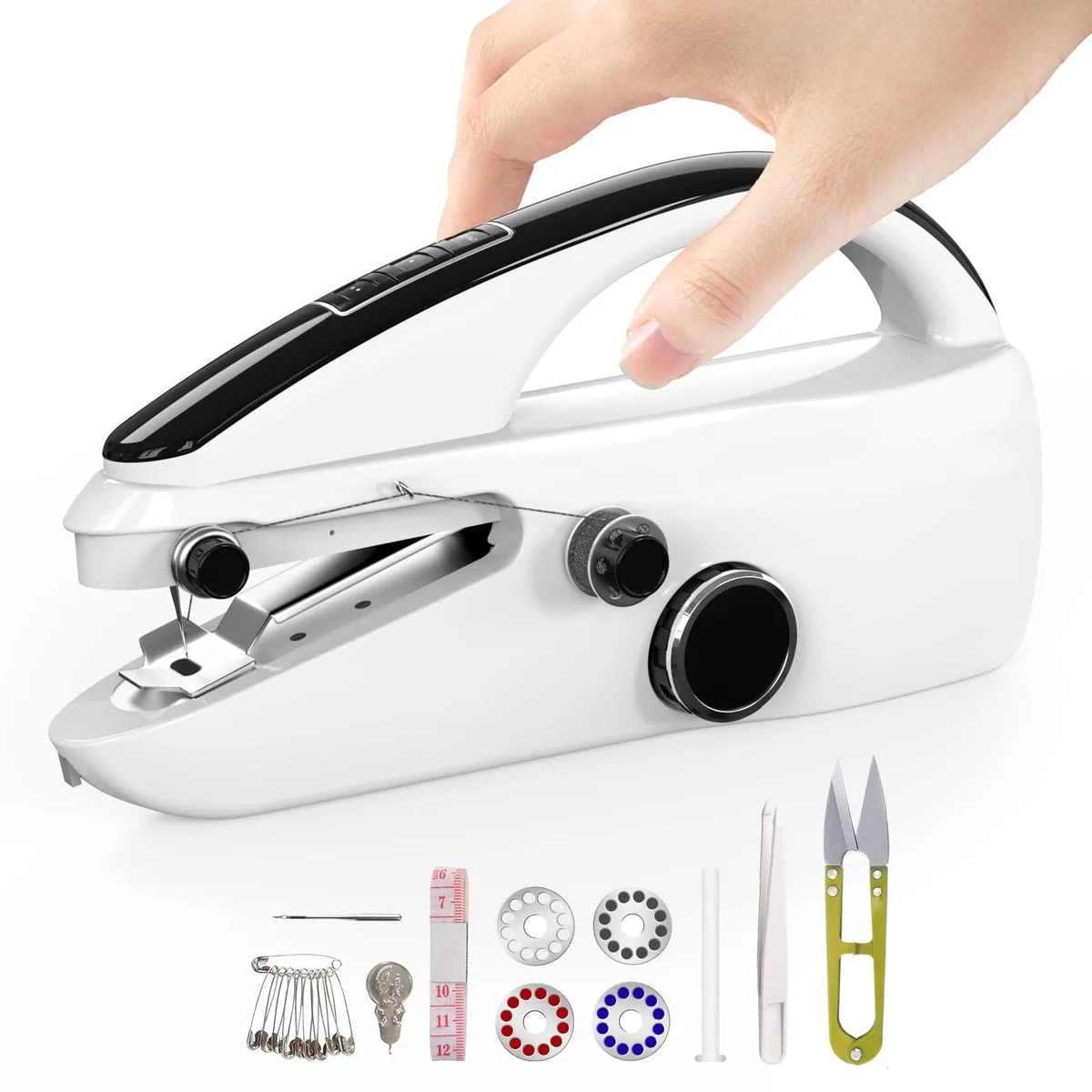 SnowVoice Handheld Sewing Machine Black 8.86 x 4.72 x 2.56 in — product photo