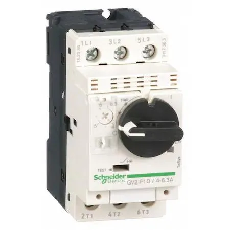 Schneider Electric Schneider Electric Square D GV2P10 Manual Motor Starter 3P 6.3A 600V Selector Switch — product photo