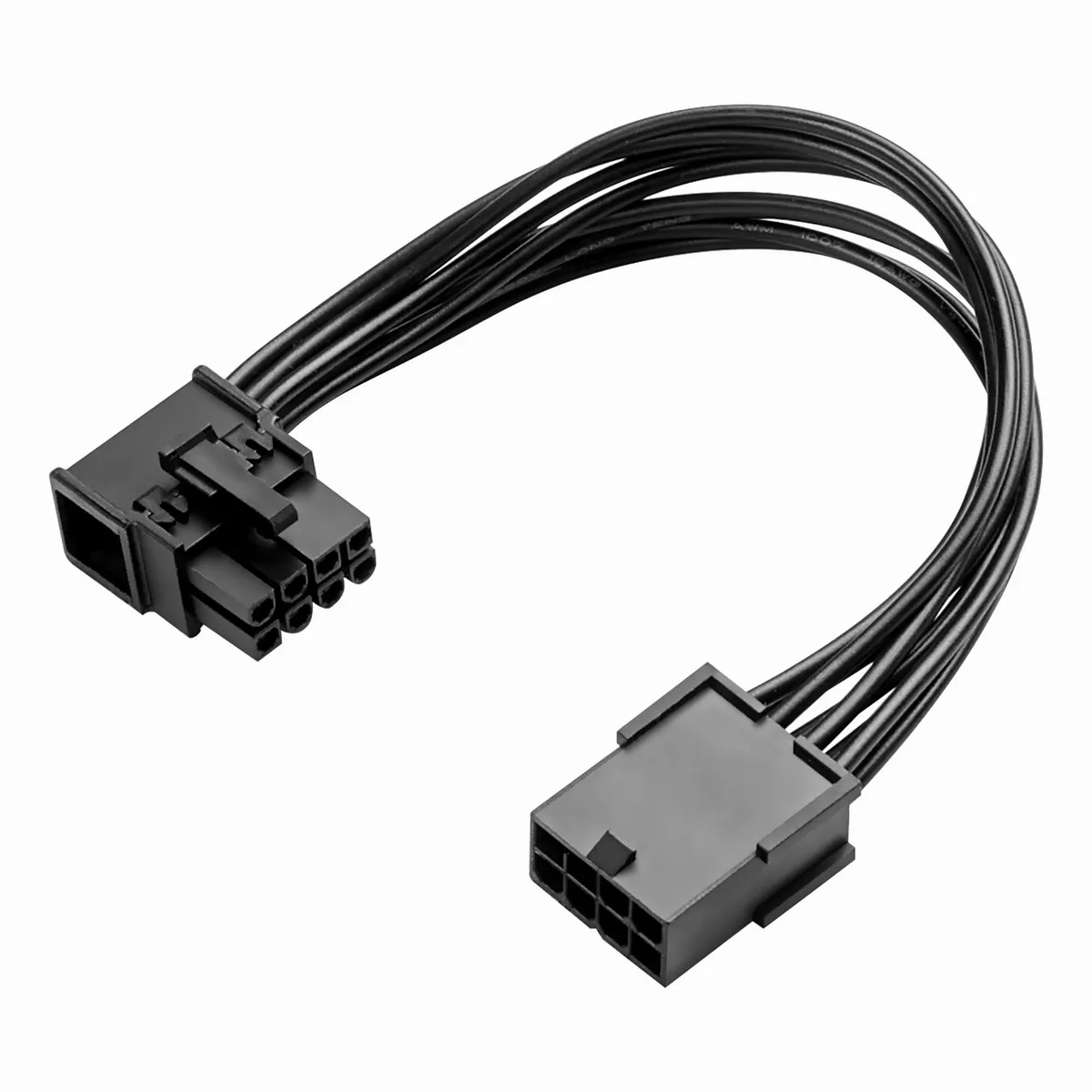 SinLoon 8-Pin PCIe Right-Angle Extension Cable 15cm 18AWG — product photo