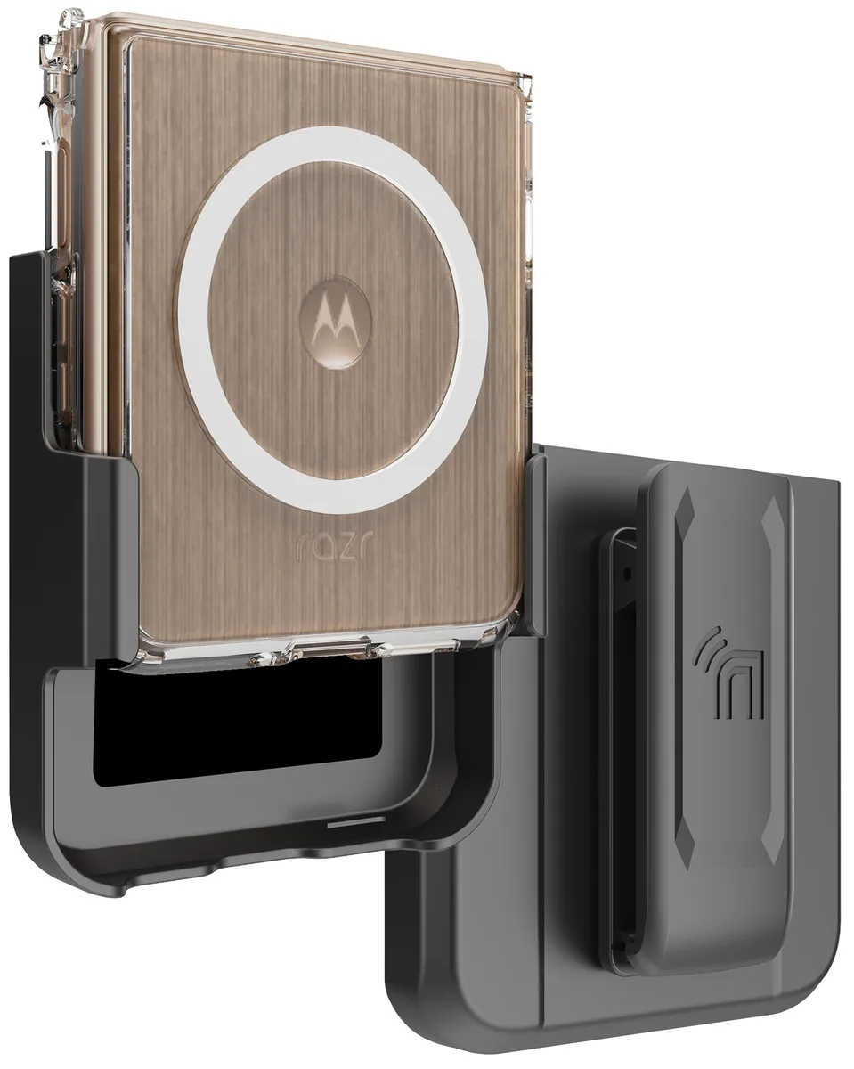 Nakedcellphone Nakedcellphone ClearSafe Combo Case &amp; Clip for Motorola RAZR ULTRA 2025/2026 MagSafe — product photo
