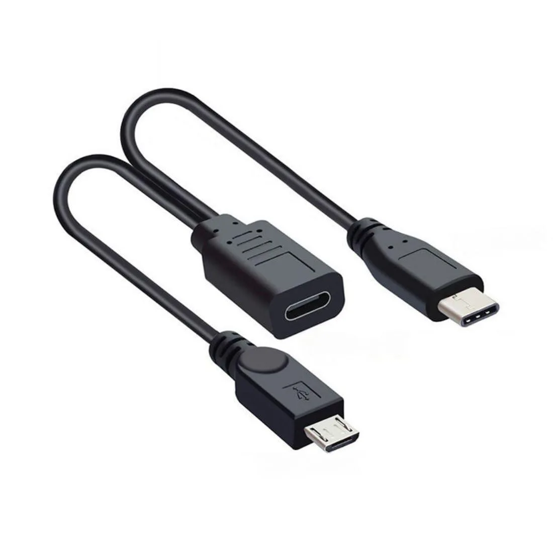 LORDWORLD LORDWORLD USB-C to USB-C & Micro-USB Splitter Cable 30cm — product photo