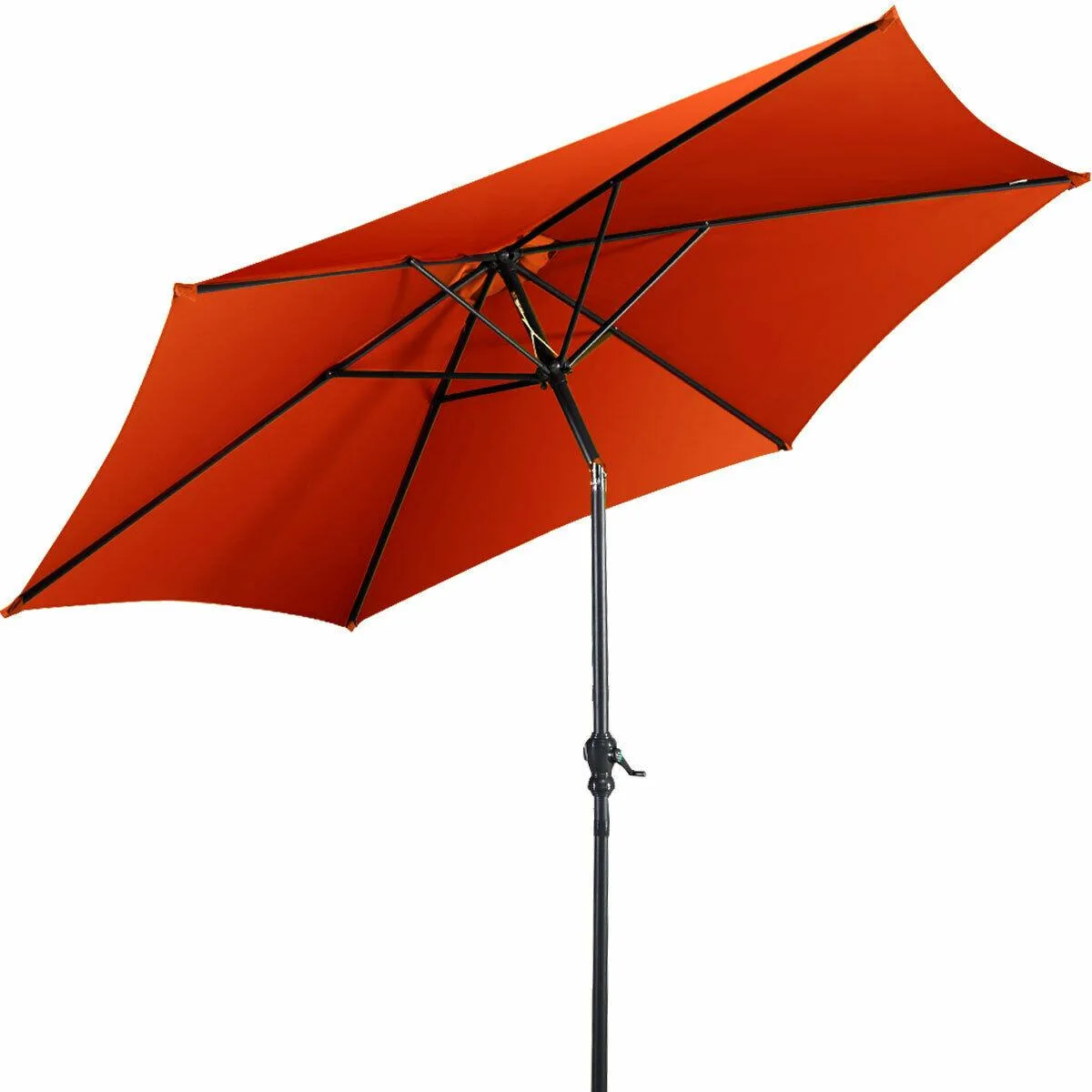 SlickBlue SlickBlue 9 ft Patio Umbrella Orange Crank Tilt — product photo