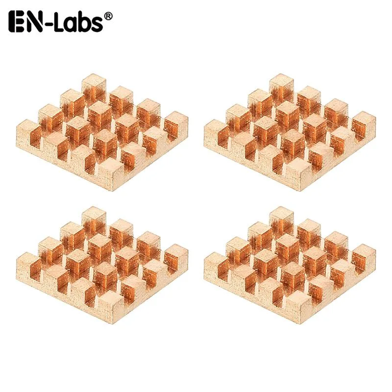 EN-Labs EN-Labs Copper Heatsink 15x15x2mm 2.0 W/mK Pack of 4 — product photo