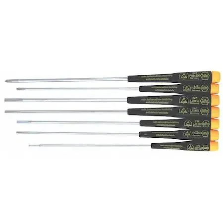 Wiha Tools Wiha Tools 27393 ESD Precision Screwdriver Set, 7 pcs — product photo
