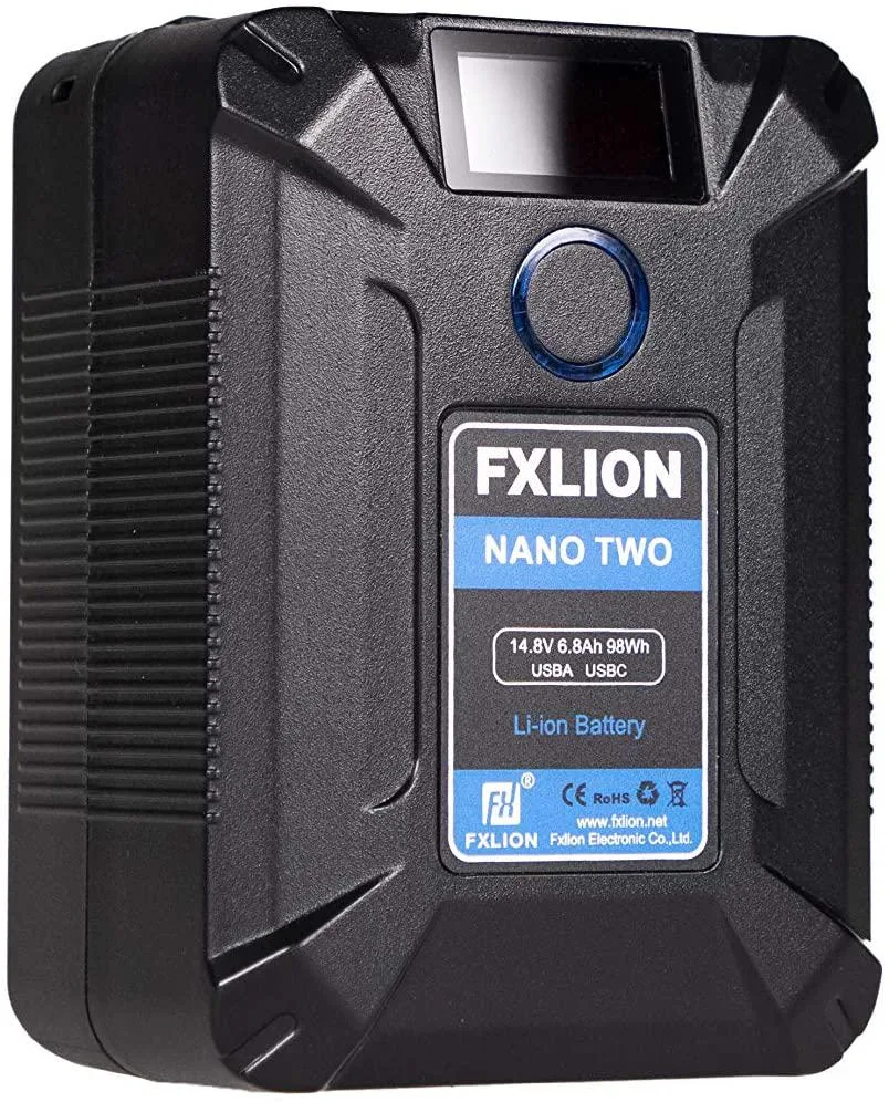 Value Brand Value Brand Nano Two 98Wh V-Mount Battery with USB-C, D-Tap, USB-A, Micro USB, OLED display — product photo