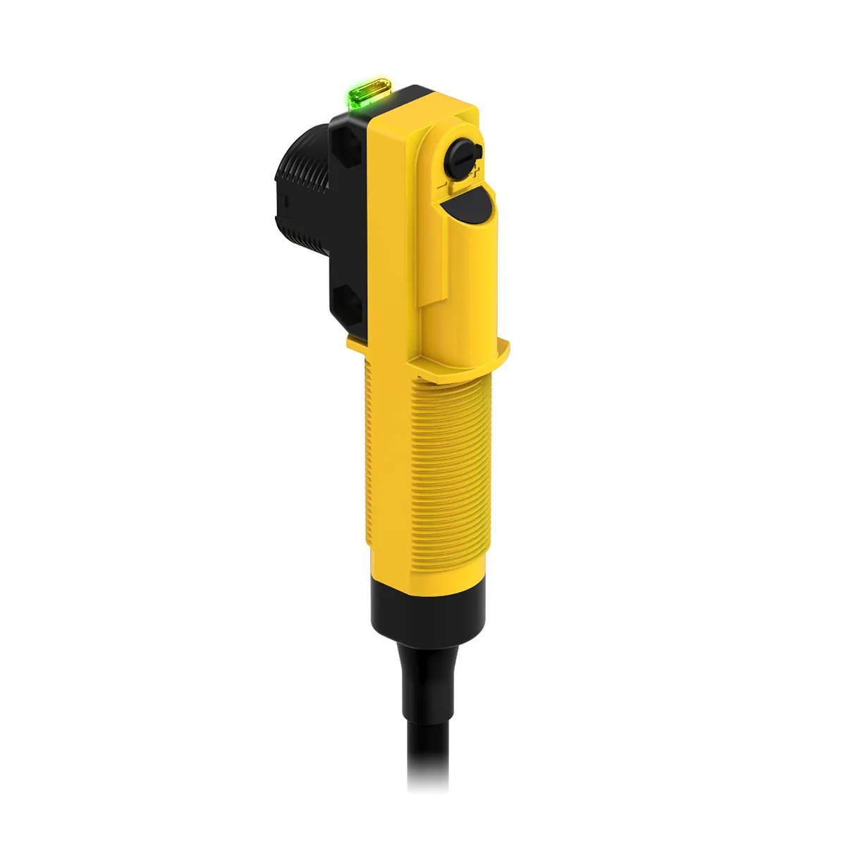 Banner Banner QS18APWLP 18 mm photoelectric sensor 20-140 V ac/dc 3.5 m range IP67 electrician tool — product photo