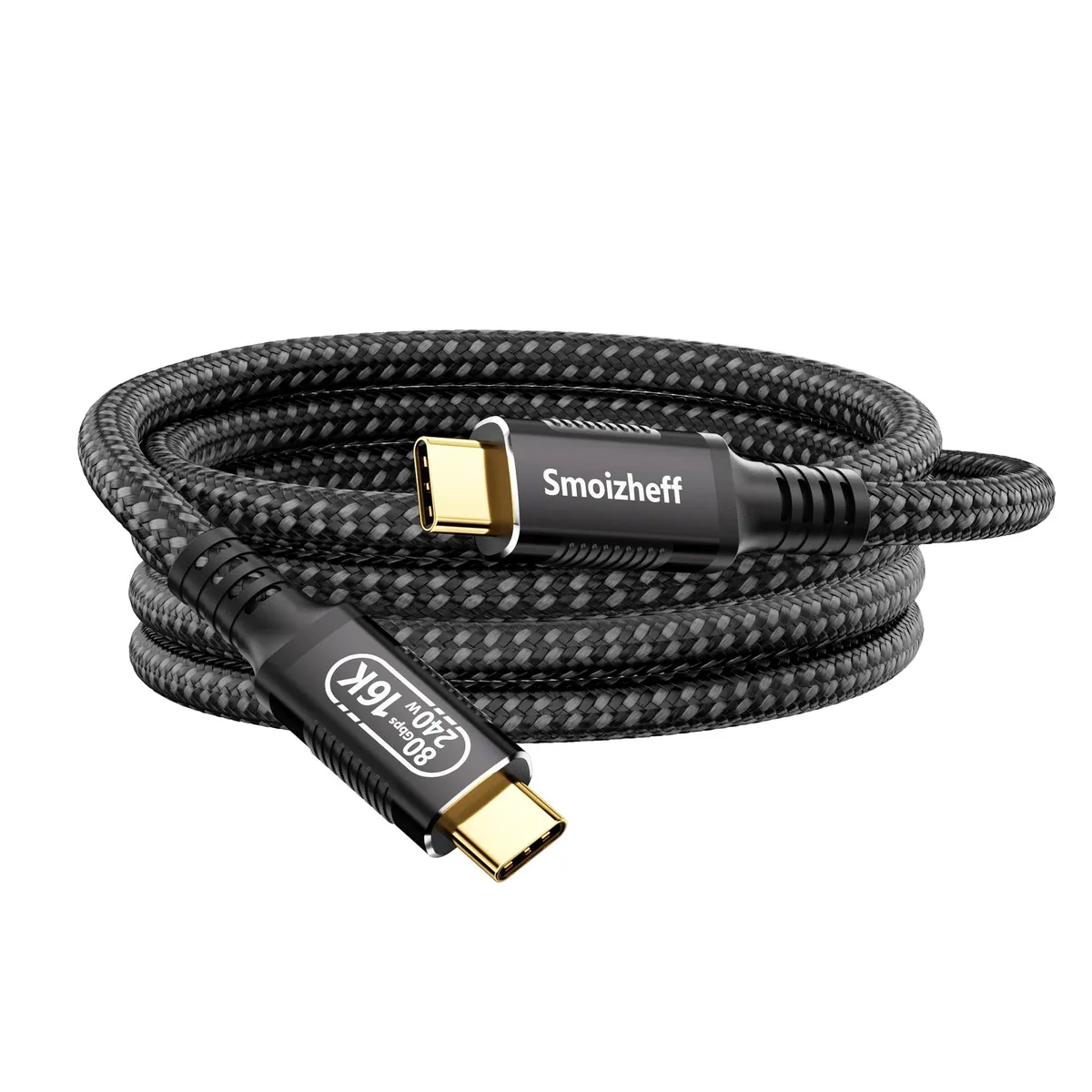 Astro Gaming Astro Gaming USB-C to USB-C Cable 2m 80Gbps 240W PD 3.1 USB4 v2.0 16K@60Hz Thunderbolt 4/3 2 in 1 Accessory — product photo