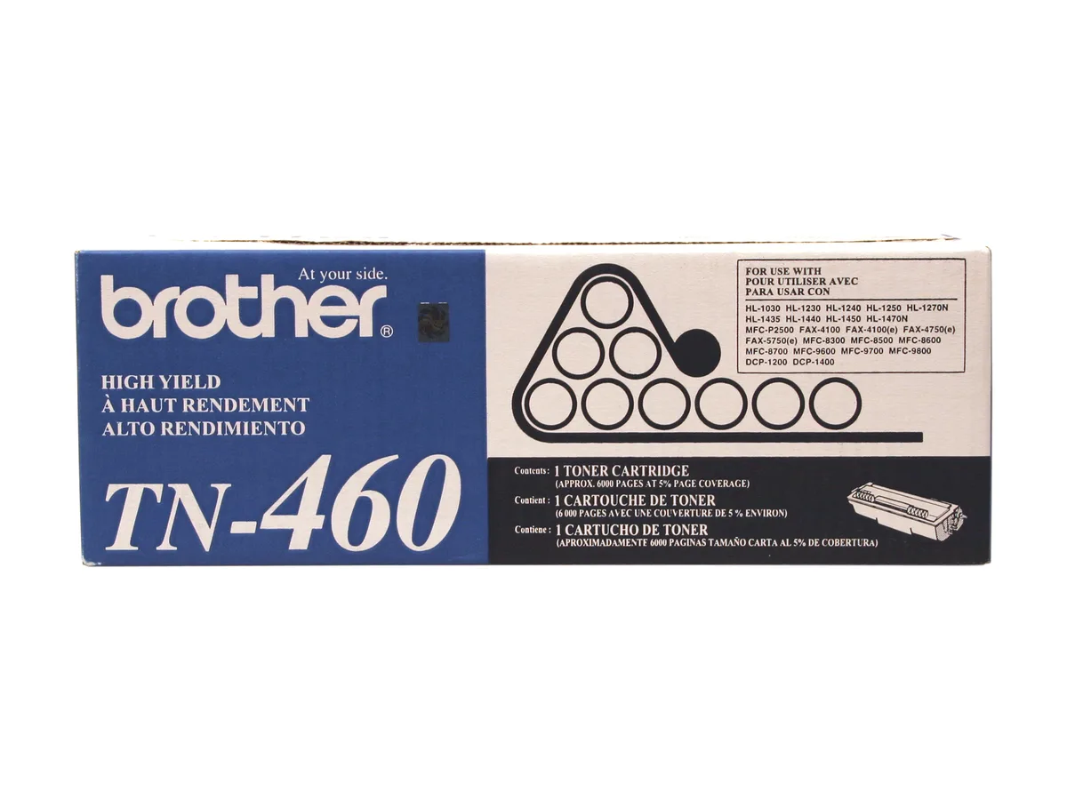 Brother Brother TN460 High Yield Black Toner Cartridge 6000 Pages — product photo