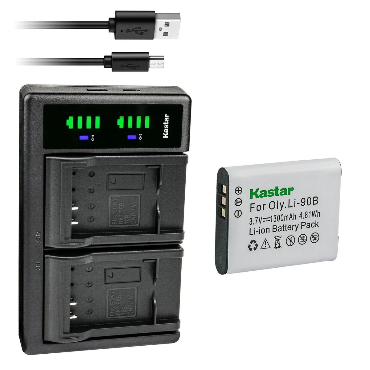 Kastar Kastar DB-110 Battery &amp; LTD2 USB Charger Kit — product photo