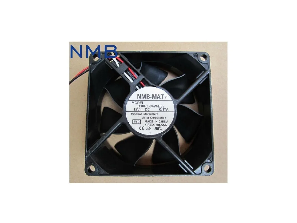 Fans Fans 3110RL-04W-B39 8025 80mm 12V 0.17A Dual Ball Case Fan — product photo