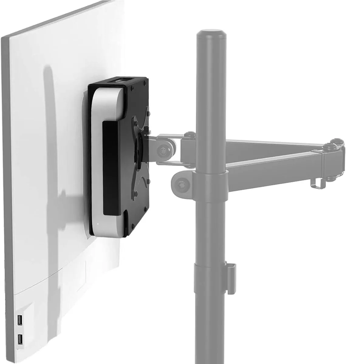 PISKEKAT PISKEKAT Mac Mini VESA Mount Black 75 100mm 2010-2023 — product photo