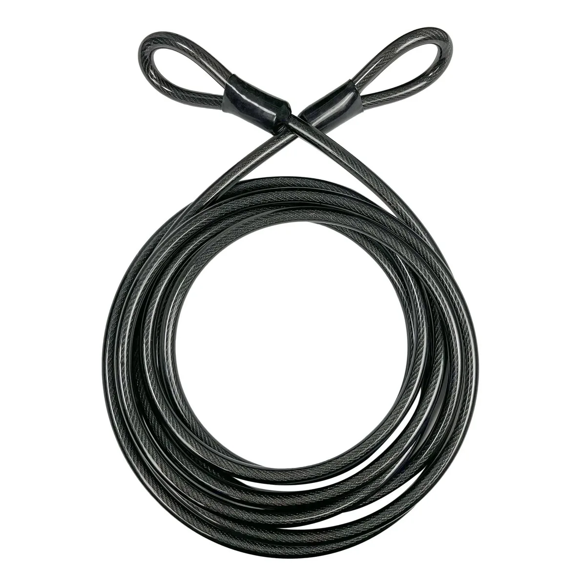Baldwin Steel Cable 15ft 10mm Braided Vinyl Coated Loops — product photo