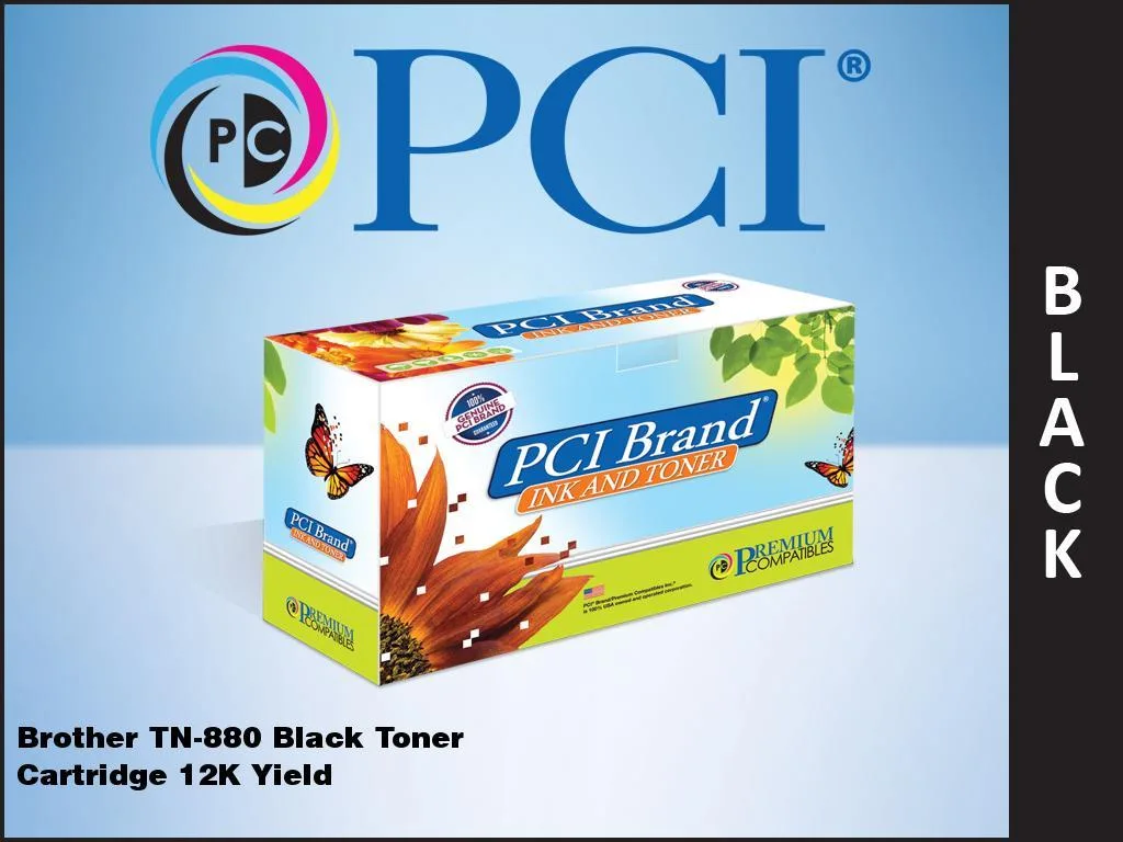 PCI PCI TN-880-PCI Black Toner Cartridge 12000 Page — product photo