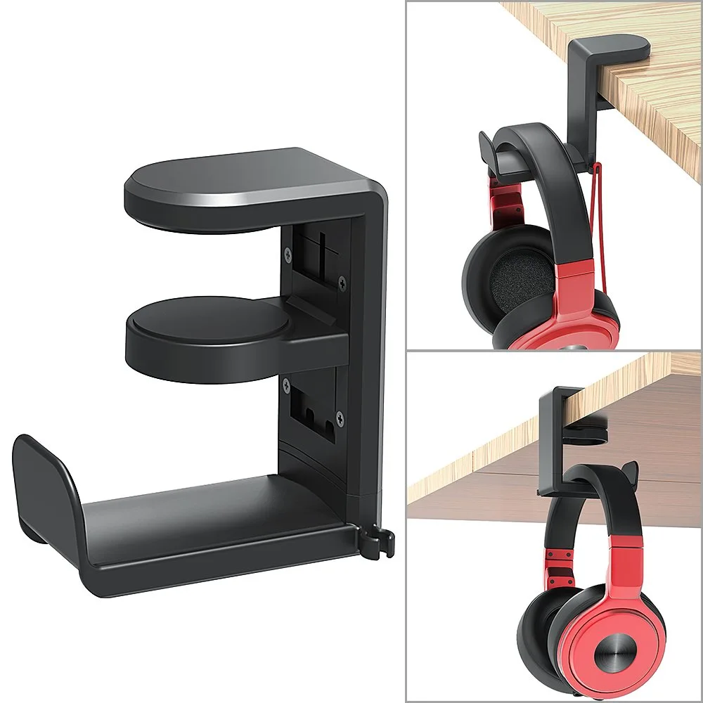 Funcool Funcool Headphone Hook Holder Hanger Mount Black — product photo