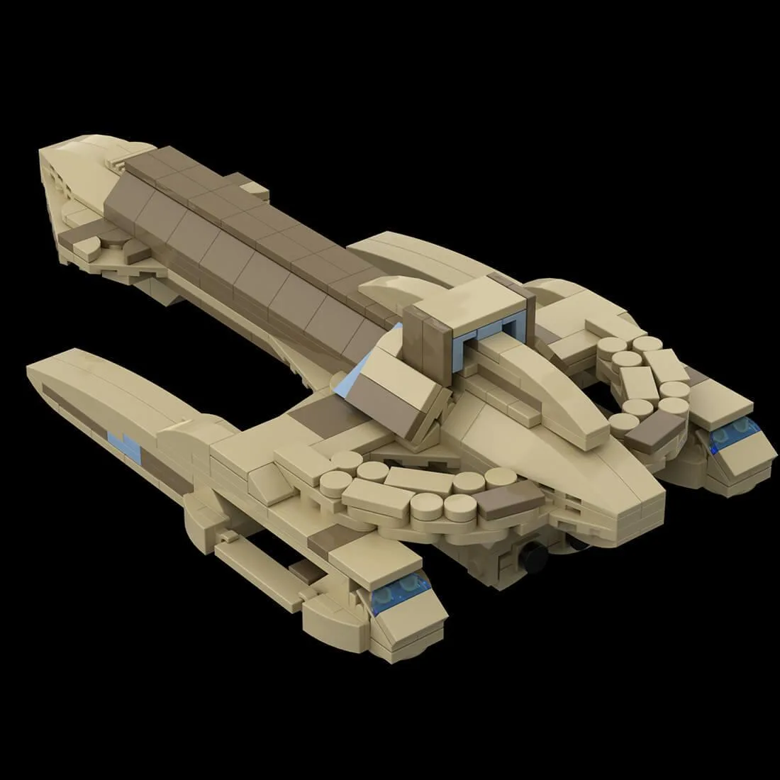 ZITIANYOUBUILD ZITIANYOUBUILD 400 Karemma Ship Sci-Fi Battleship MOC-117482 Educational Building Set — product photo