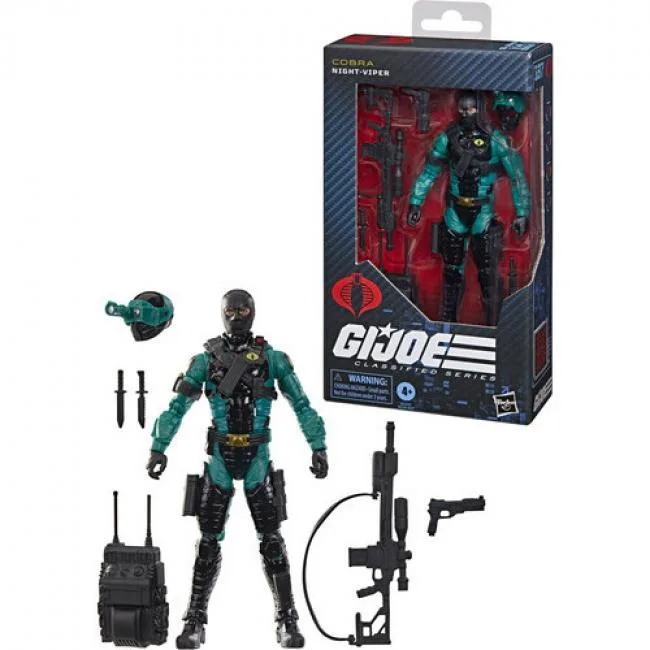 Hasbro Hasbro G.I. Joe Classified Series #187 Night-Viper Action Figure G22735X00 — product photo