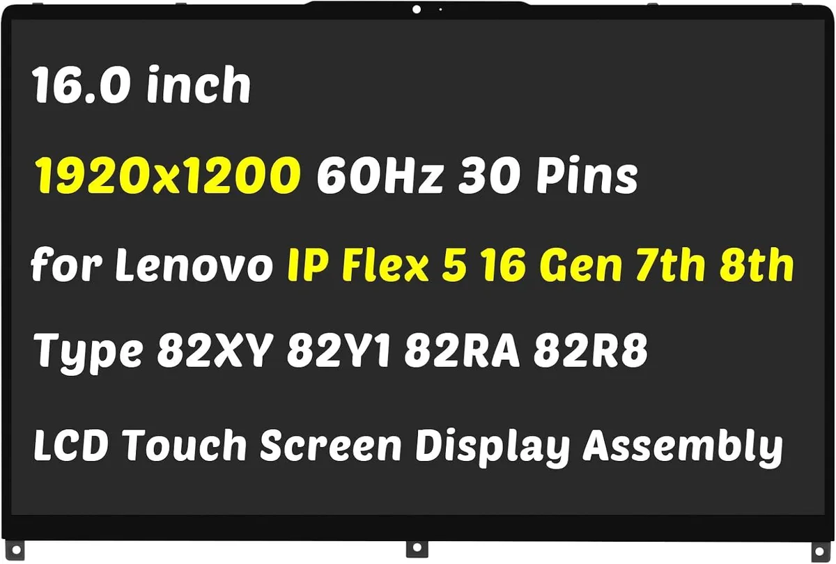 NUOLAISUN NUOLAISUN 16.0" WUXGA 1920x1200 30-pin touch laptop screen — product photo