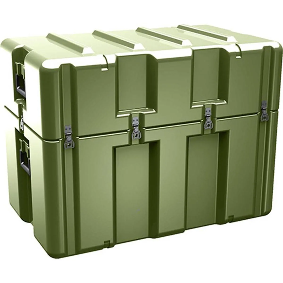 Pelican Products, Inc. Pelican AL3620-1710 Single Hinged Lid Trunk without Foam Olive Drab Green camera case — product photo