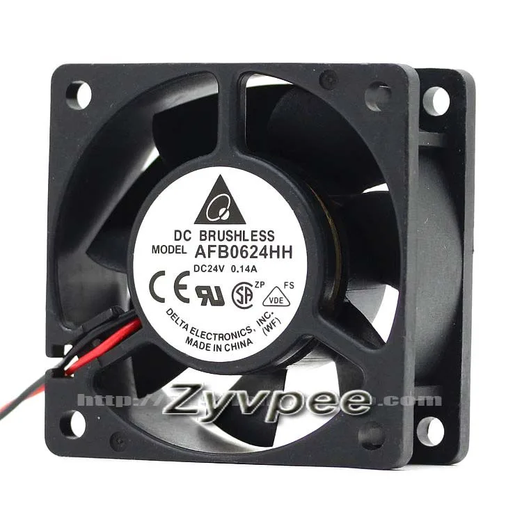 Zyvpee Zyvpee AFB0624HH 60×25mm 24V .14A 2-pin case fan — product photo