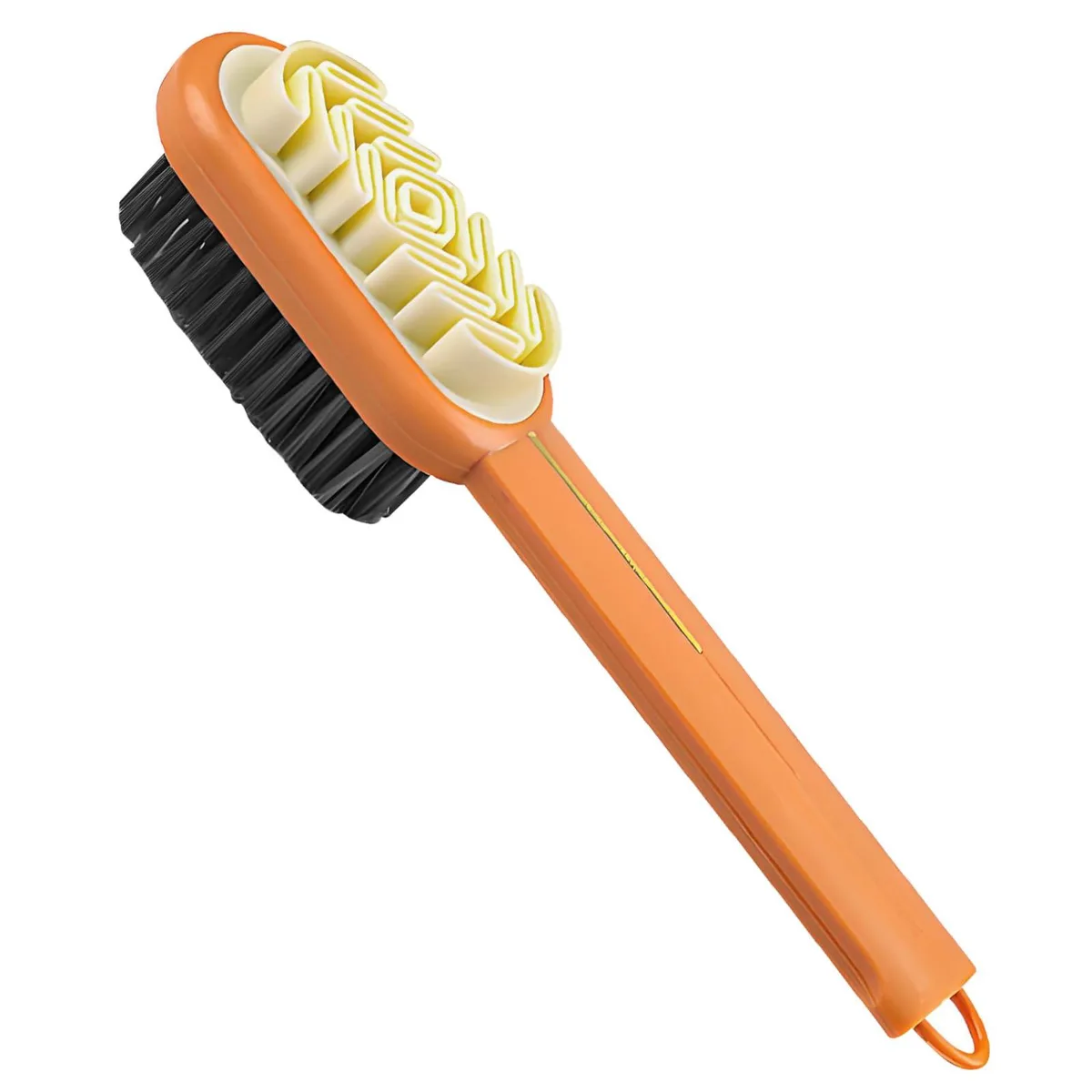  REAL HOME Innovations CYX0333 Yellow shoe brush 360° cleaning — product photo