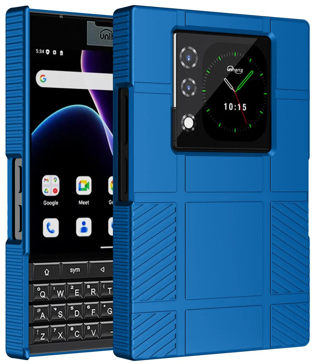 Nakedcellphone Nakedcellphone Textured Hard Shell Case for Unihertz Titan 2 - Cobalt Blue — product photo