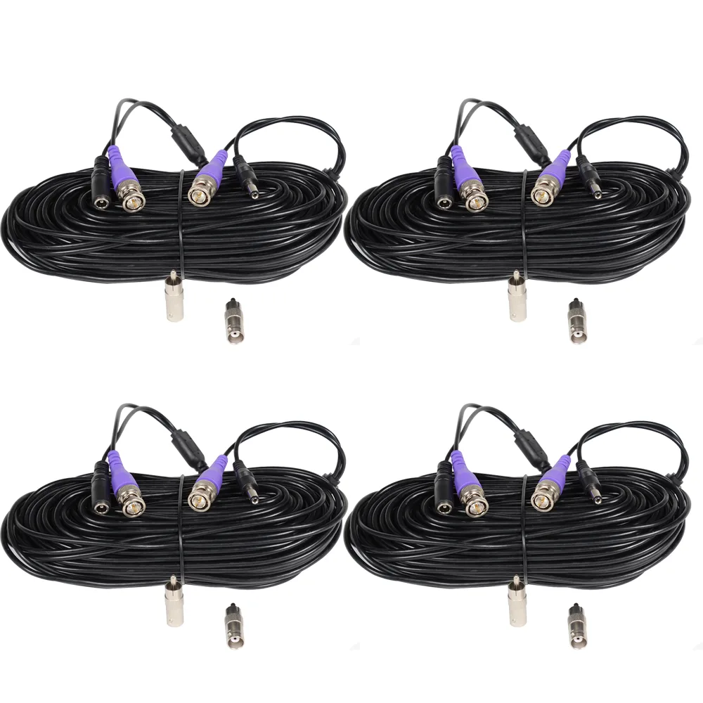 VideoSecu VideoSecu CBHD504 4×50 ft Video &amp; Power Cable Kit — product photo