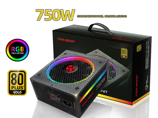 COOLMOON COOLMOON RGBM750 750 W power supply — product photo