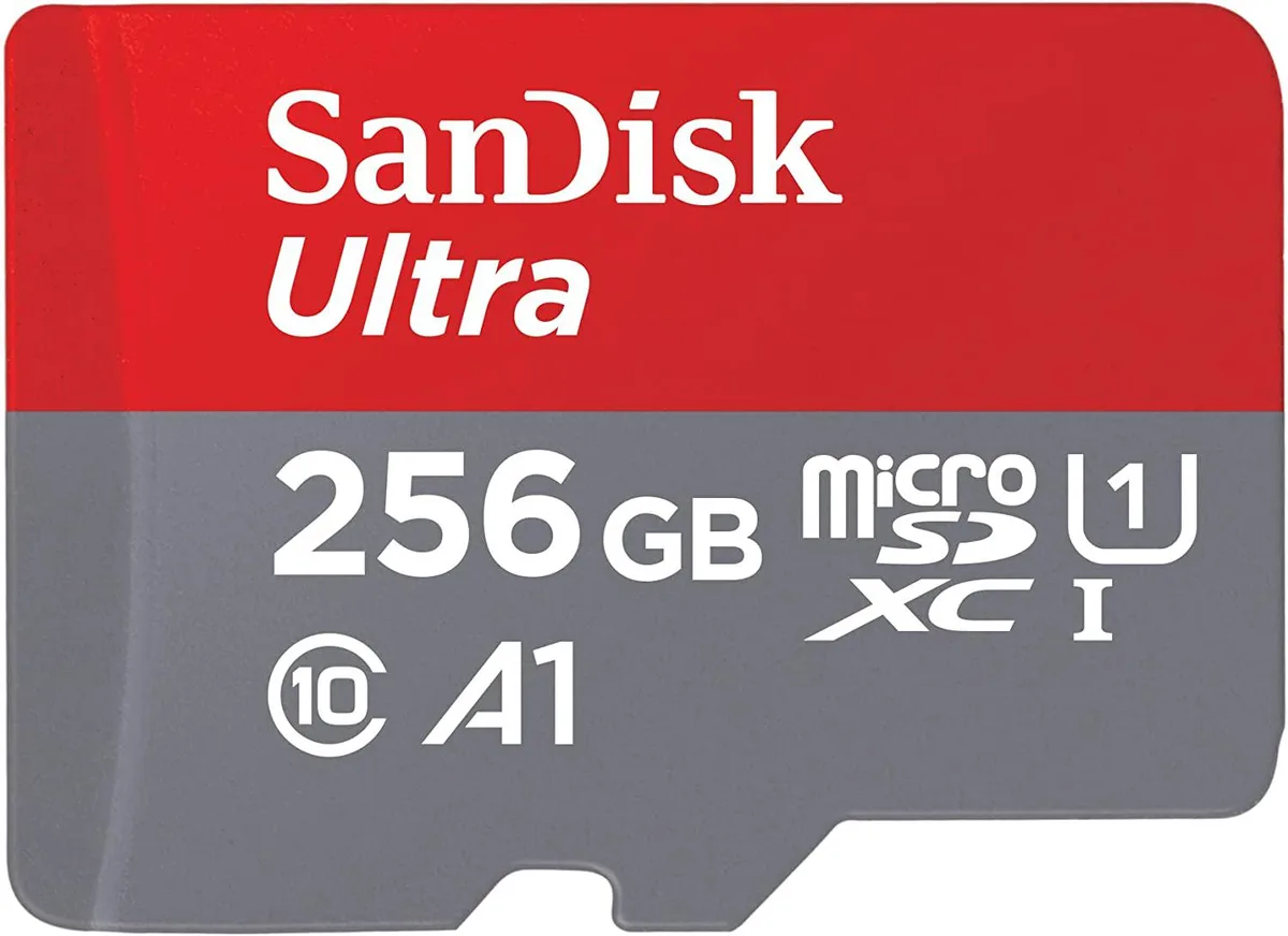 SanDisk SanDisk Ultra microSDXC UHS-I 256GB 120MB/s A1 memory card — product photo