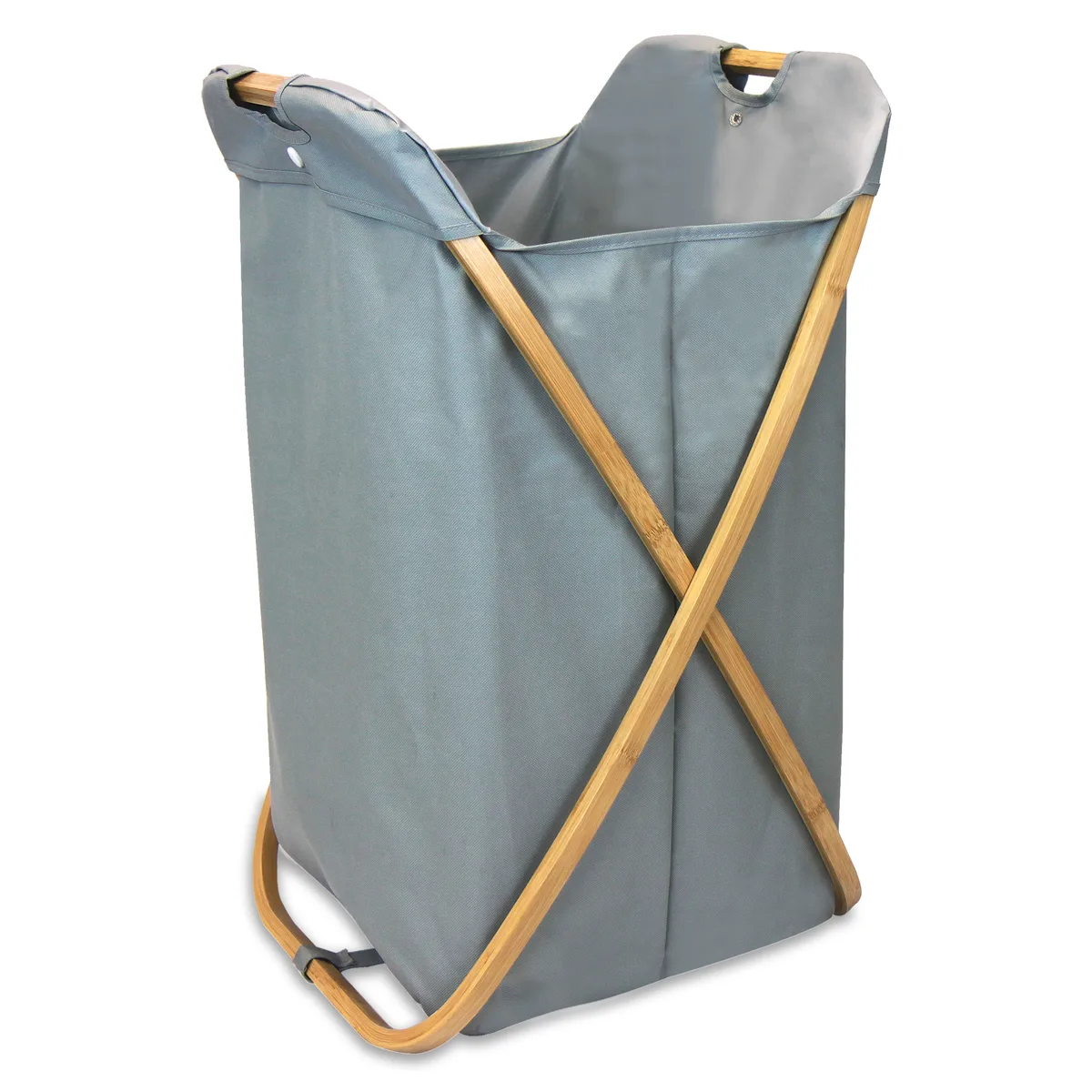 Oceanstar Oceanstar 6XBAG-GY-LIGHT bath storage hamper 18x16.25x26.50 in — product photo