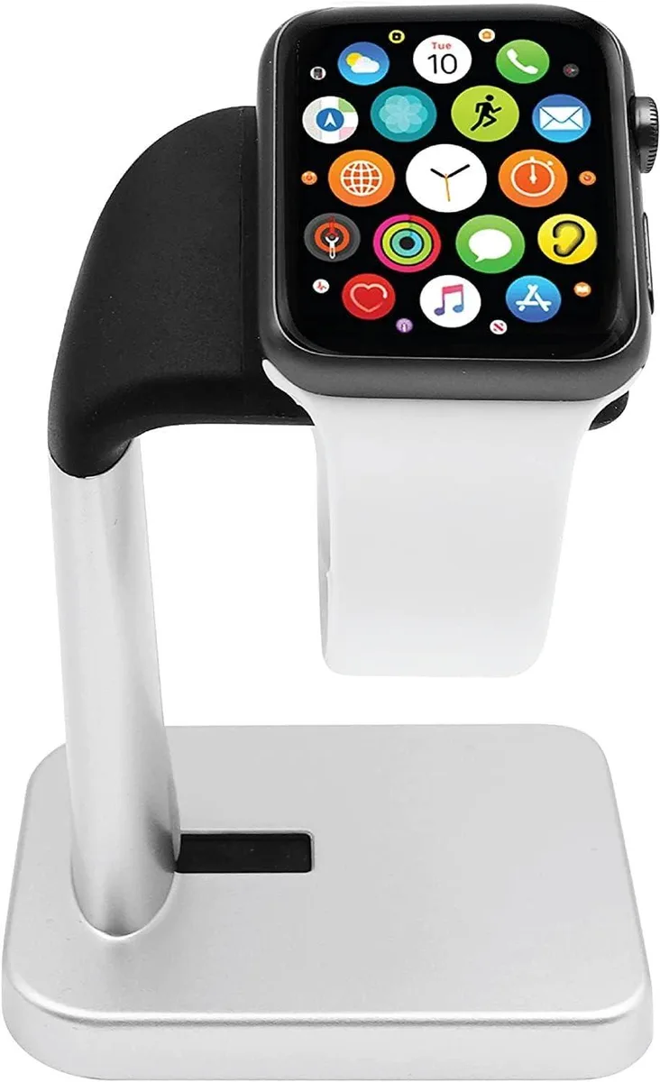 PISKEKAT PISKEKAT Apple Watch Stand 45° Silver 38 40 42 44mm — product photo