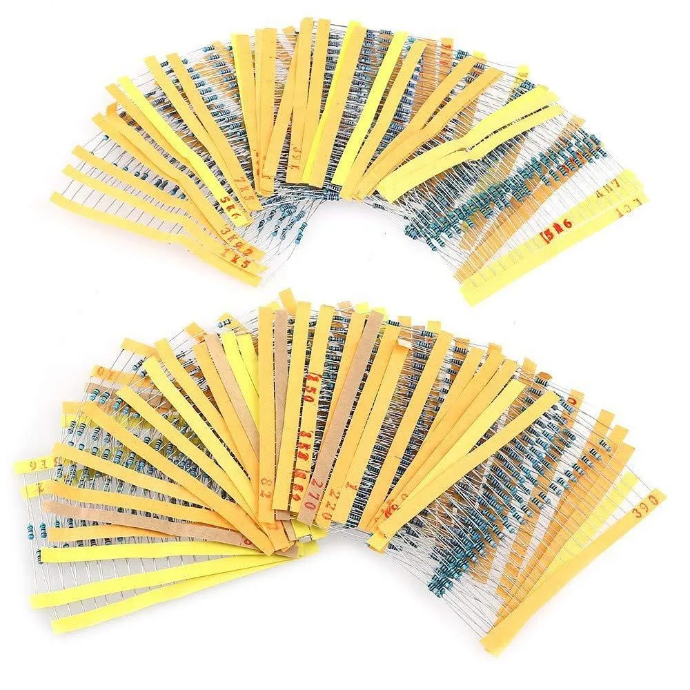 JacobsParts Inc. JacobsParts Inc. RESISTORS-A 1/4W 1% Metal Film Resistor Kit 30 Values 600pcs — product photo