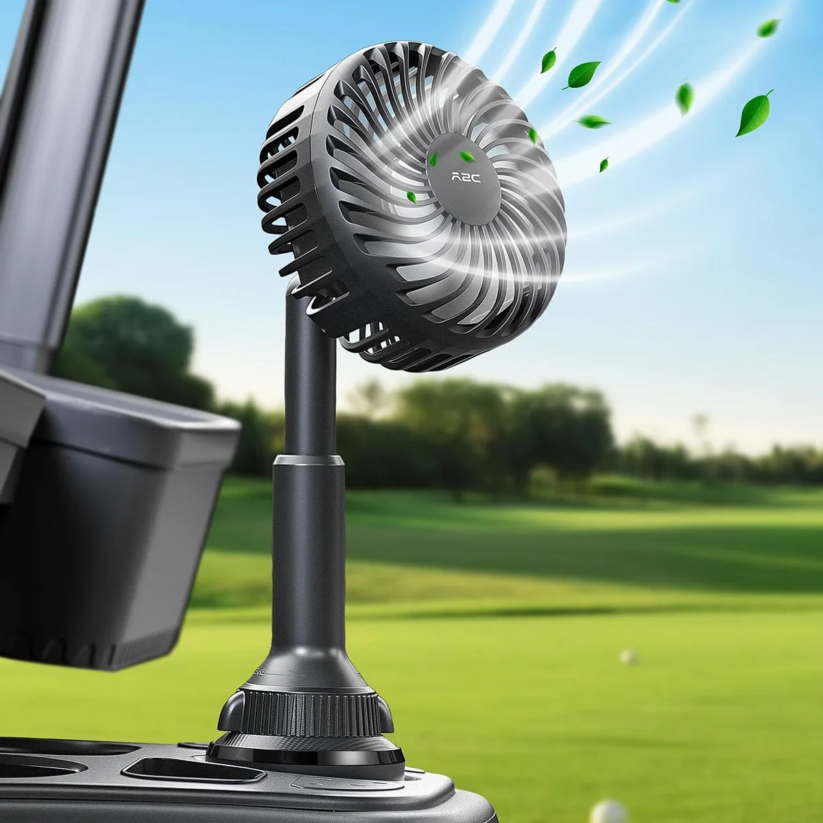 Westinghouse F1-C04 fan accessory 4000 mAh 4.7 in 360° cup holder mount — product photo