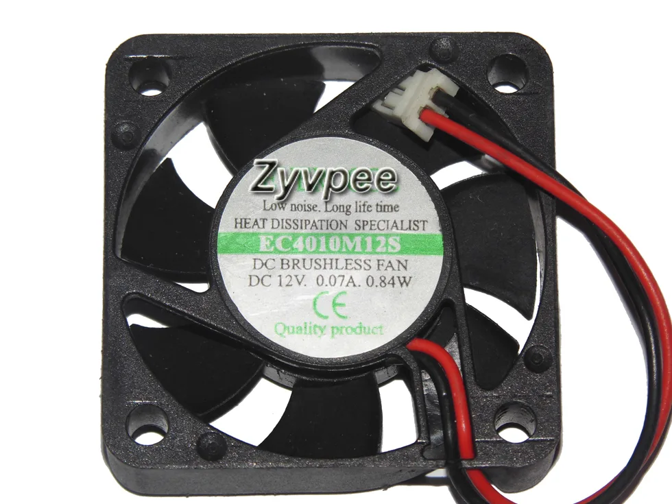 Zyvpee Zyvpee EC4010M12S 40mm 12V 0.07A 2-pin case fan — product photo