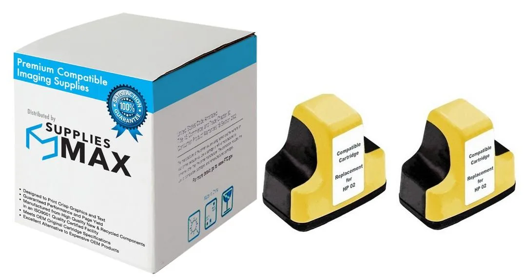 SuppliesMax SuppliesMax HP CD998FN Yellow Inkjet Cartridge 2-Pack 500 Pages — product photo