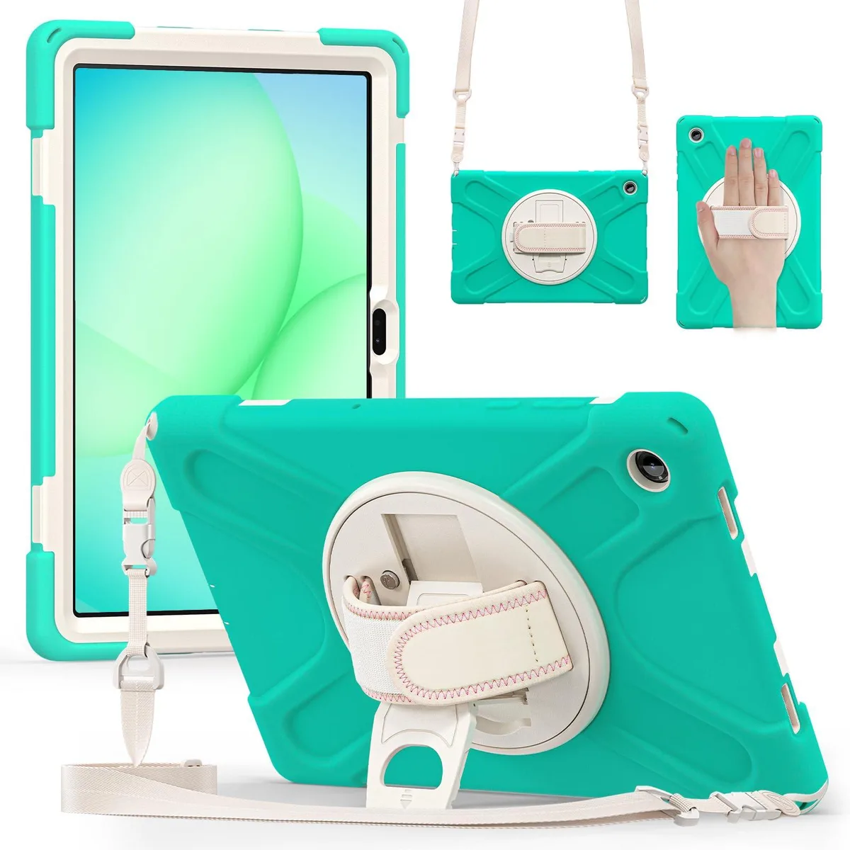Timoom Timoom 11" Shockproof Case with Pencil Holder & 360° Stand, Mint Green — product photo