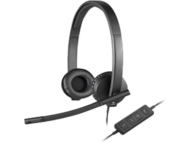 Logitech Logitech H570E Stereo Headset 981-000574 USB Black — product photo