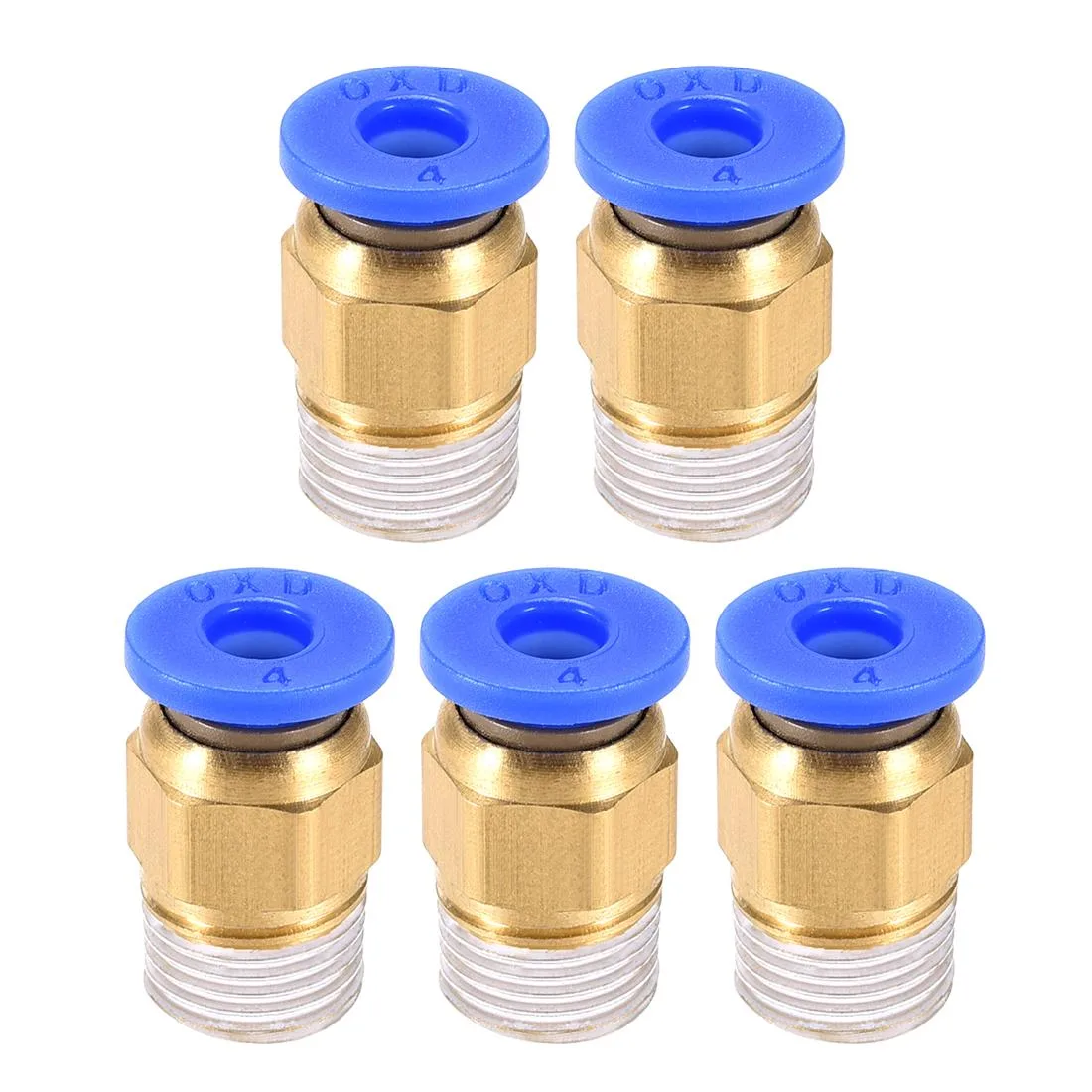 Unique-Bargains Unique-Bargains BSPT1/8 Push-Fit Fitting 4mm 1.75mm 5pcs — product photo