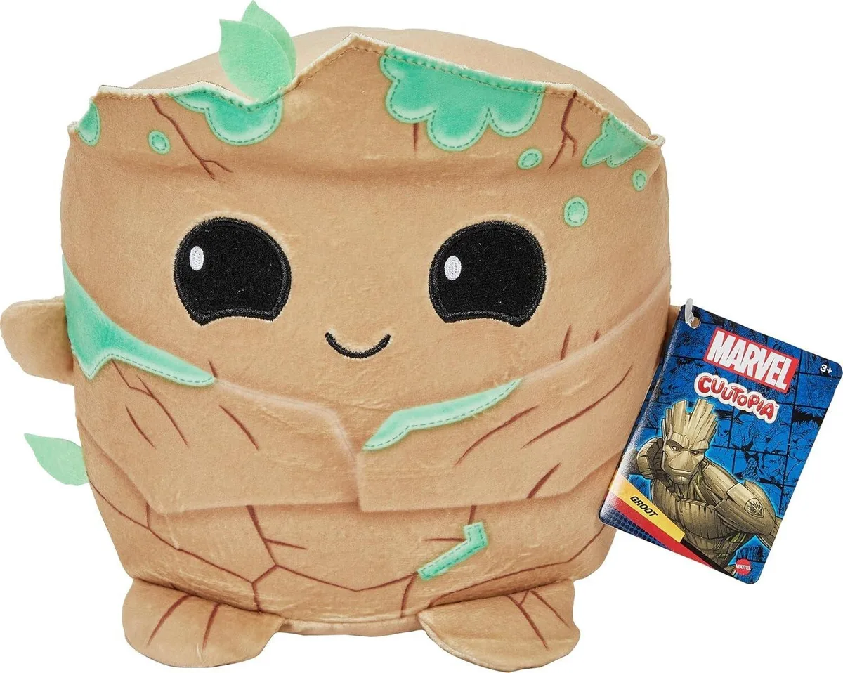 Mattel Wheels Mattel Wheels Marvel Cuutopia 10-inch Groot Plush — product photo